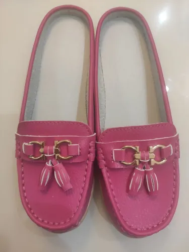 Sapato Mocassim Rosa
