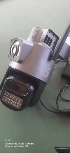 Câmera de Segurança 4G 6MP com Lente Dupla