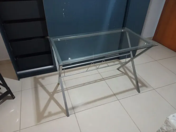 Mesa de estudos estilo industrial