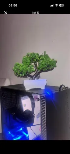 Bonsai de decoração árvore de plástico