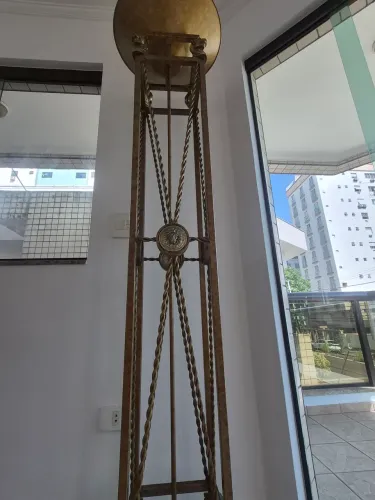 Luminária Pedestal Ferro