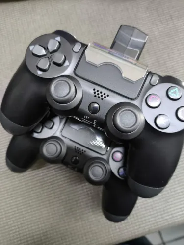 2 CONTROLE JOGOS GAMER + BASE RECARREGAVEL