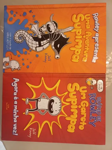 Kit 2 Livros Diário de Rowley - Jeff Kinney - Capa Dura