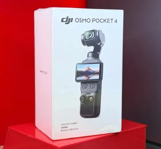 DJI Camera Osmo Pocket 4 - Creator Combo - Produto Novo, Lacrado com Garantia