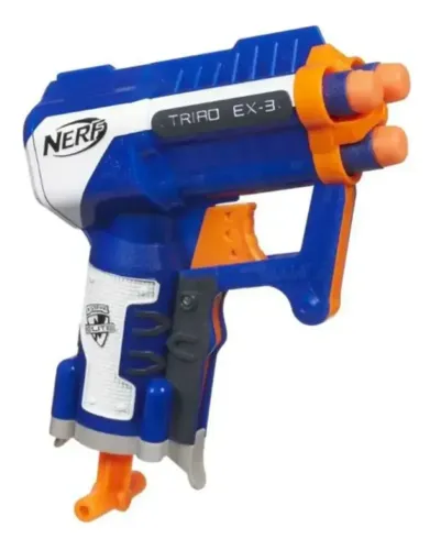 Lançador Nerf N-strike Elite Triad Ex-3 Hasbro Original