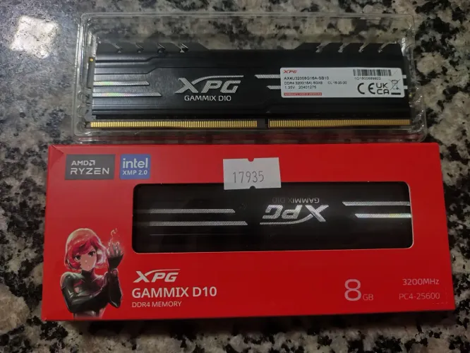 Memória RAM -16GB(2x8) 3200mhz