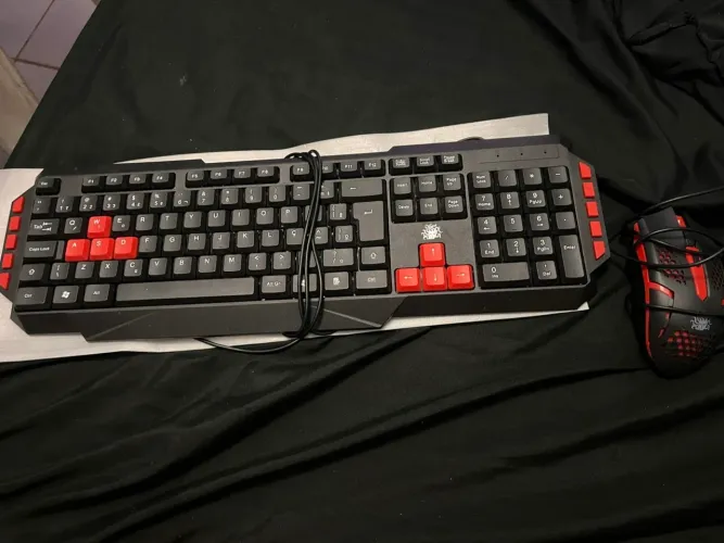 Combo teclado e mouse ergonômico start