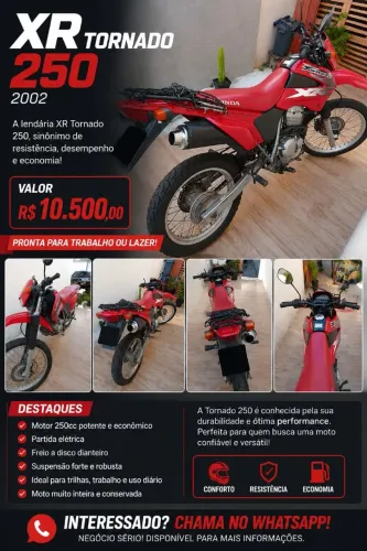 TORNADO XR 250 2002