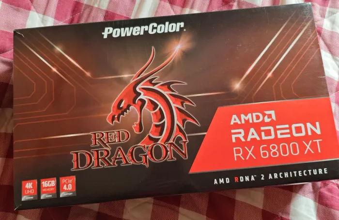Placa de vídeo AMD RX 6800 XT COLORFUL RED DRAGON 16 GB