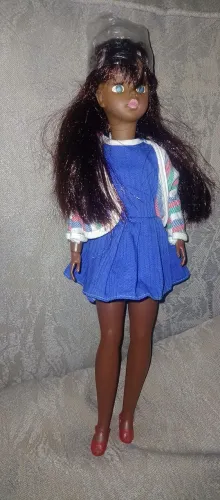 Boneca Susi negra, década de 70, excelente estado de conservação 