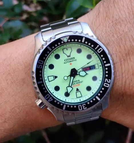 Relógio Citizen Promaster Ny0040-50w Natulite Full Lumen