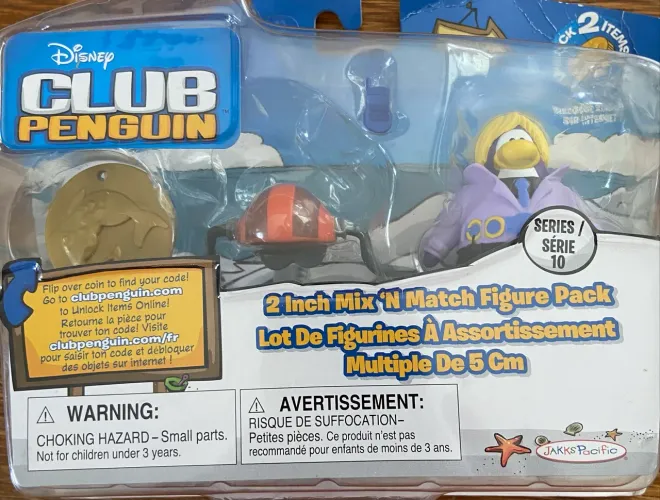 Club Penguin - kit figuras série 10 Pinguim Dot