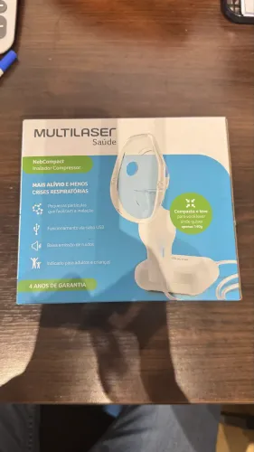 Inalador Nebulizador NebCompact Multilaser