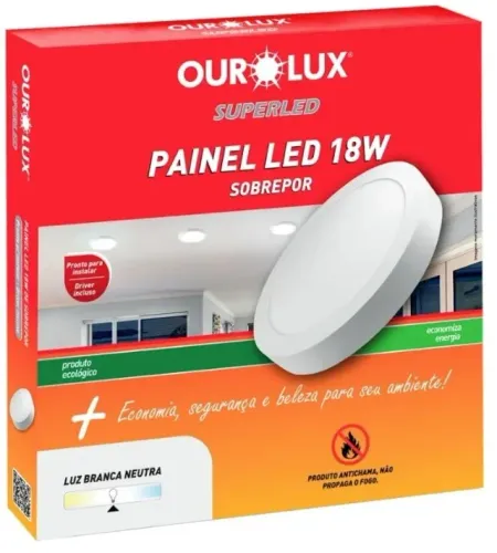 PLAFON BR LED 18W SOB OUROLUX 6500K