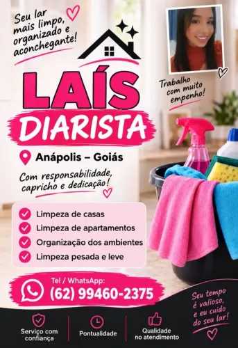 Ofereço meus serviços diarista