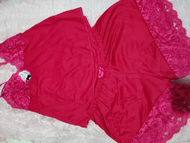 Baby Doll com renda Tam M Pink