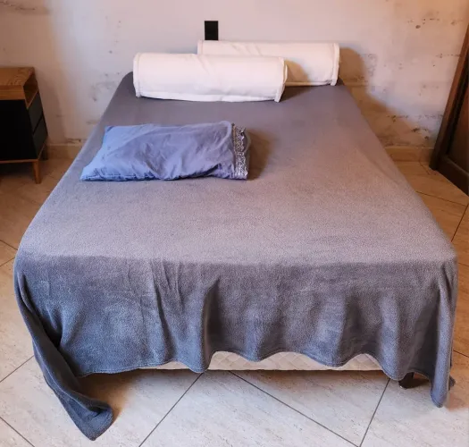 Cama Box Casal com Colchão