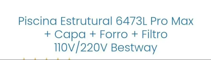 PISCINA Estrutural 6473Litros