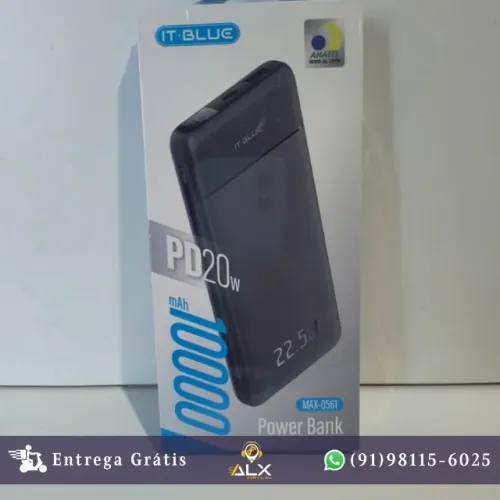 Power Bank It-bluc Max-0561 - 10.000mah Carregamento Rápido Pd 20w 22.5w *ENTREGA GRÁTIS*