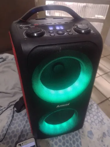 Caixa de som anvox 600w