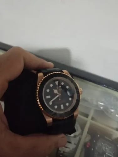 Rolex Yatch master rose 18k 