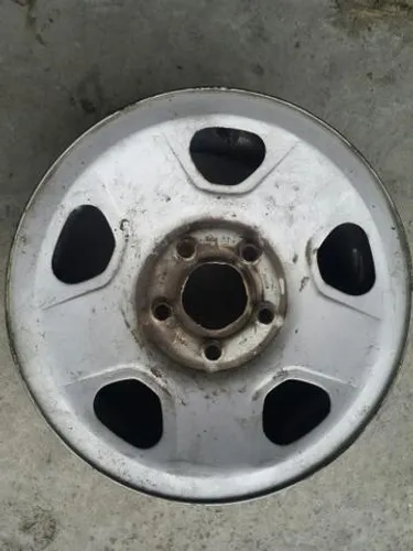 Roda de ferro aro 15 GM Blazer Prata aço estampado 5X120 estepe S10