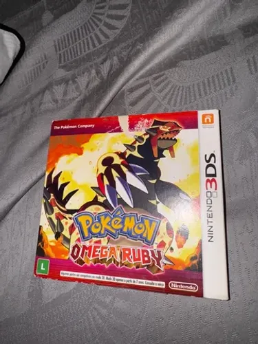 Jogo Pokémon Omega Ruby - Nintendo 3DS - Original - Com Caixa