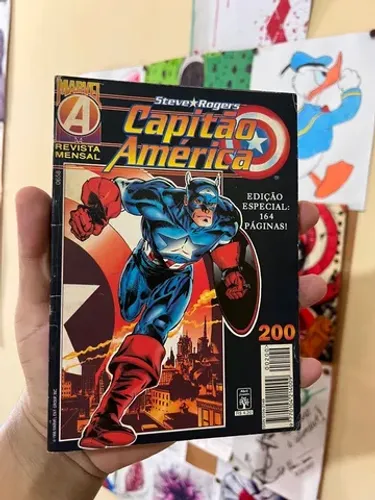 Capitão América número 200 Editora Abril  1996 Perfeita