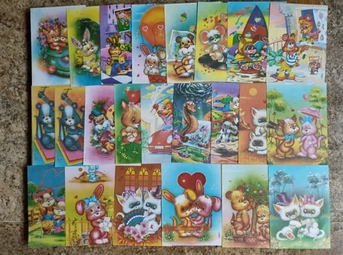 Coleção de papéis de carta Sapecas/ Cristina anos 1980/1990 