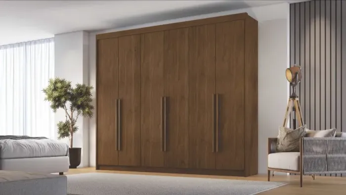 Guarda Roupa Casal 100% MDF 6Portas 2.78 M. Produtos Novos Direto de Fábrica.