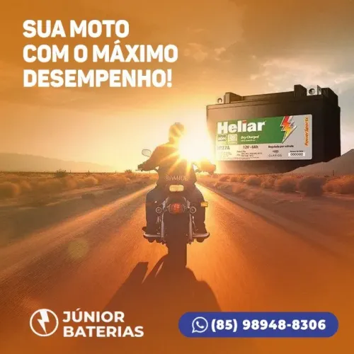 Bateria para moto 24 horas em Fortaleza pop 110 pcx 160