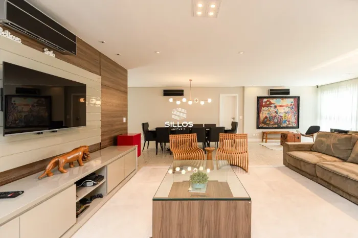 Apartamento mobiliado com 3 quartos para alugar no Ecoville em Curitiba