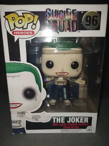 Boneco The Joker Suicid Squad Colecionável Pop