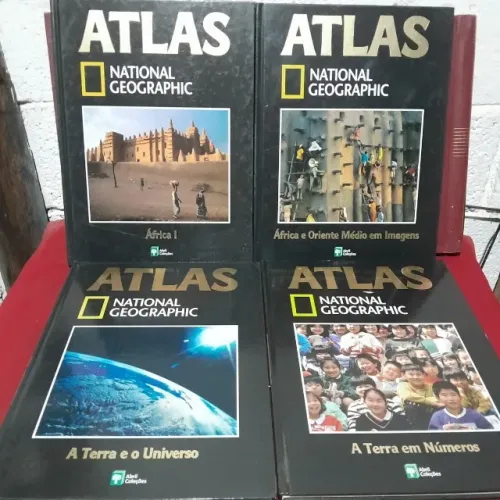 COLEÇÃO ATLAS NATIONAL GEOGRAPHIC 26 VOLUMES CAPAS DURAS