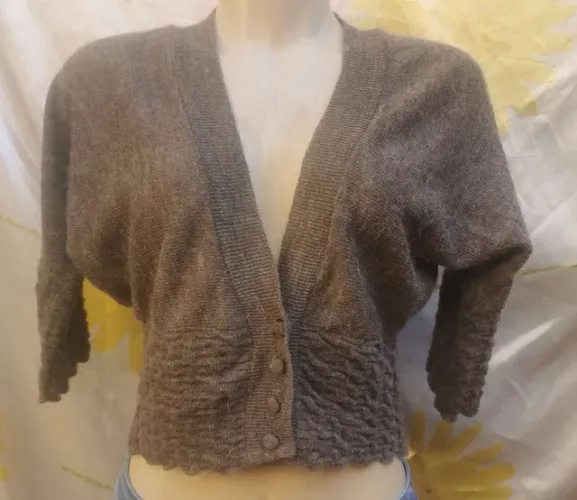 Casaquinho/croped koton manga 3/4 tam s/m