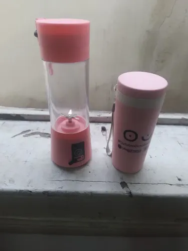 Liquidificador ninja + copo estilos outubro rosa