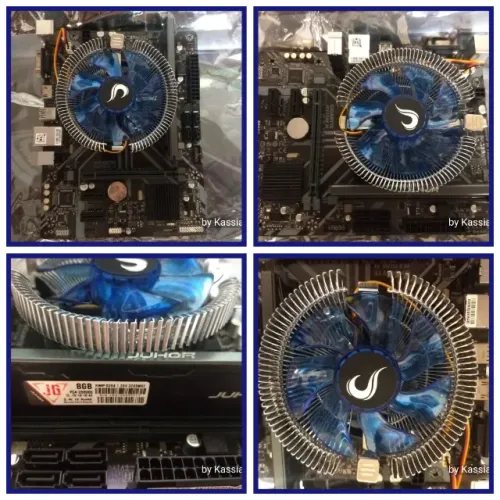 kit 1151/8a ger Pentium Gold 3.7Ghz/H310m/8gb-ddr4 Juhor/Air-cooler Rise