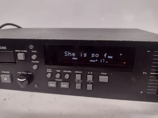 Toca cd player profissional denon