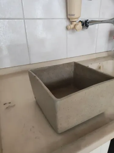Vaso cerâmica esmaltada 