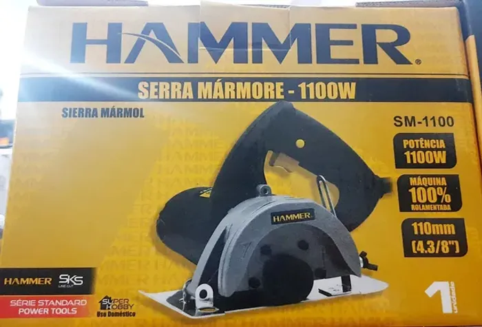 Serra mármore maquita HAMMER 1100W SM-1100