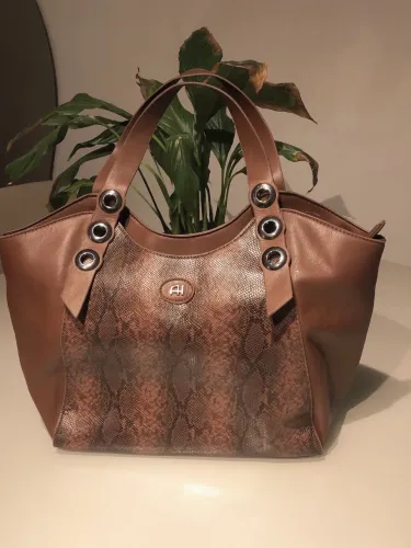 Bolsa marrom ana Hickmann