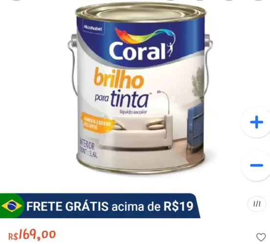 Tinta Coral Brilho para Tinta 3,6L - Frete Grátis!
