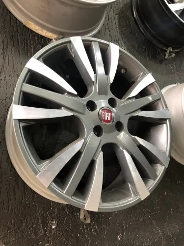 Rodas aro 17 Fiat 4x98 linea idea palio Doblò diamantadas saúde 