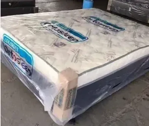 cama box casal no ( plastico embaladora da fabrica ) nova - entregamos