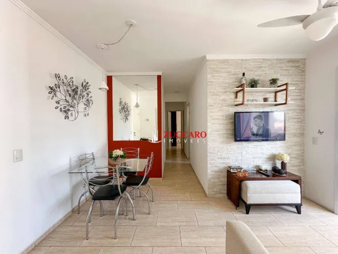 Apartamento no condomínio Uni Bosque Maia com 2 dormitórios à venda, 52 m² por R$ 450.000