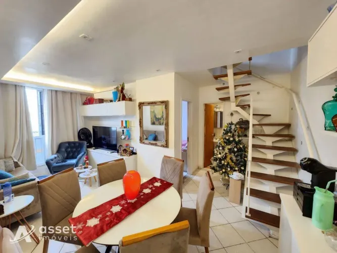 Asset Imóveis vende cobertura duplex com varanda e 4 quartos, 120m², por R$ 890.000 - Icar