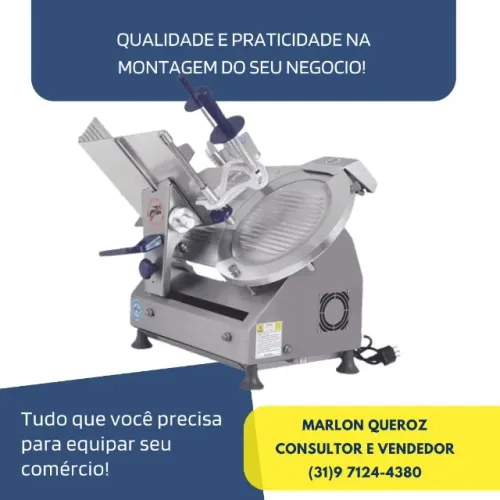 Cortador De Frios Semi Automático Gural MXT 30 Bivolt