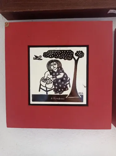 Trio de quadros - Nordestinos