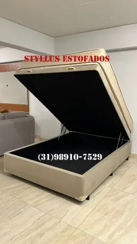 Cama box baú casal