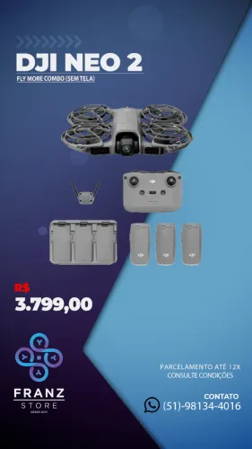 Dji Neo 2 Fly More Combo Pronta Entrega